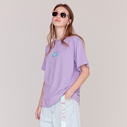 5.B.O BOX LOGO T-SHIRTS-LIGHT PURPLE